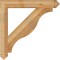 Ekena Millwork Funston Arts & Crafts Rough Sawn Bracket, Western Red Cedar, 4"W x 32"D x 32"H BKT04X32X32FST03RWR - alternate 3